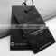 high quality customized black cardboard paper clothing tag