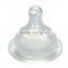 soft silicone realistic nipples for baby feeding bottle