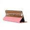 wood flip wallet leather cell mobile smart phone case cover for Alcatel flash 3 2 one touch pop star 3 5 fierce xl pixi 3 4.5
