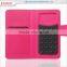 Universal smart phone flip wallet style leather case