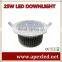 mean well driver 25w led downlight
