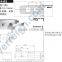 MP-4-D2 double side open commercial sliding glass door lock