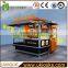 3 by 2 m metal food kiosk for selling sweet nuts used in outdoor for sale