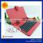 Leather case for ipad pro 9.7 with Built-in Keyboard colourful leather stand holder case cover