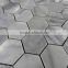 Fashional design polished hexagon italy grey marble natural stone tiles