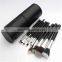 Custom logo goat hair cosmetic brush factory supply 12pcs private label makeup brush set
