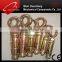 M8 M10 M12 3 pieces 4 pieces heavy duty eye hook Rawl Anchor Bolt