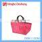 Handled Style Zipper Leisure Non Woven Tote Travel Bag Set Mini Cosmetic Bag