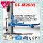 car repair equipment hydraulic single post car lift