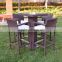 2017 Sigma SGS tested all weather led rattan portable bar table