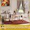 fancy Rose golden tainless steel marble top dining table