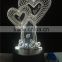 2017 Amazing Valentine's Gift Romantic night light acrylic 3d led lamp