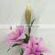 Real touch fake lily flower