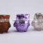 Home decor/Owl shaped glass candle holder