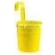 Newest ourdoor garden metal flower pot hanging planter