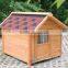 Morden Large Outdoor Indoor Flat Solid Wooden Dog Pet House for Sale
