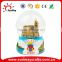 Resin mini glass snow globe of paris snow globe souvenir