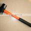 Painted drop forged sledge hammer with plastic handle