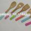 new design color bamboo dinner set with 6pcs/colorful flatware set