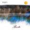 China factory handmade fabric trimming feathers wholesale dyed blue feather trimming
