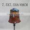 Garden stick with solar light for deco