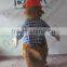 cartoon red hat squirrel mascot costume Leisure style squirrel costumes
