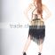 Wholesale Ladies Sexy Backless Sequins Embellished Latin Dance Fringe Dresses