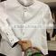 Custom boys dress shirts wholesale Banded collar white dress shirts
