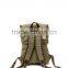 Unisex,Vintage Casual Cotton Canvas Leather Backpack Rucksack Bookbag ,Lagtop Bag Computer Bag For Men & Women