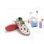 fashion stylish clean children boys girls casual cloth embroidered cotton shoes for kids or adults print strawberry