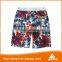 OEM Custom 100% Polyester Fabric Quick Dry Men's Beach Shorts Wholesale