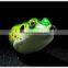 3D Eyes Artificia OEM ColorfulJigging Vibe Trolling Soft Plastic Frog Fishing Lure