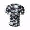 China Factory Camo Color Padded Compression Shirt