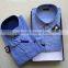 Men's T/C yarn dyed check business shirt with box packing