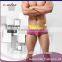 Sexy cheap mature U convex seamless cotton basic mini boxer man underwear EML-8-L265