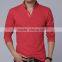 Men's Stand Collar Cotton T Shirt Camisa Polo Shirts