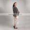 Myfur 2017 New Arrived Lady Warm Genuine Fox Fur Coat Silver Fox Fur Garment