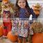 wholesale reindeer embroidery boutique kids christmas clothes