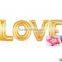 Cheap Inflatable Alphabet Shaped Helium Letter Foil Balloon
