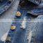 B22594A Autumn New children denim coat pretty cool irregular printting denim coat