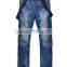 Custom snowboard bib jean pants wholesale jeans ski pants mens fashion bib denim ski jean pants