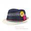 Summer New Small Children Breathable Fedora Hat