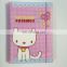 New promotion led lighting custom personal cute notebook journal diary with low price