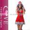 Stylishly Sexy Christmas Snow Girl Costume Wholesale Christmas Santarina Costume Newest Design Cute Christmas Costumes