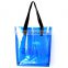 Blue Clearly Cheap Promotional Summer Beach Using PVC Tote Bag