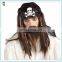 Caribbean Pirate Scarf Beaded Halloween Party Wigs HPC-0028