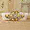 customize wholesale women ladies fashion retro enthic tribal elastic extra wide belt with stone shell