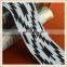 Wholsale Jacquard elastic stretch band/black and white webbings for clotheses
