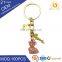 Newest customized High-grade rhinestone crystal ball keychain