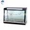 Advantage Price New Design Curved Glass WarmingShowcase